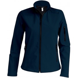 veste bleu marine en softshell pour pluie