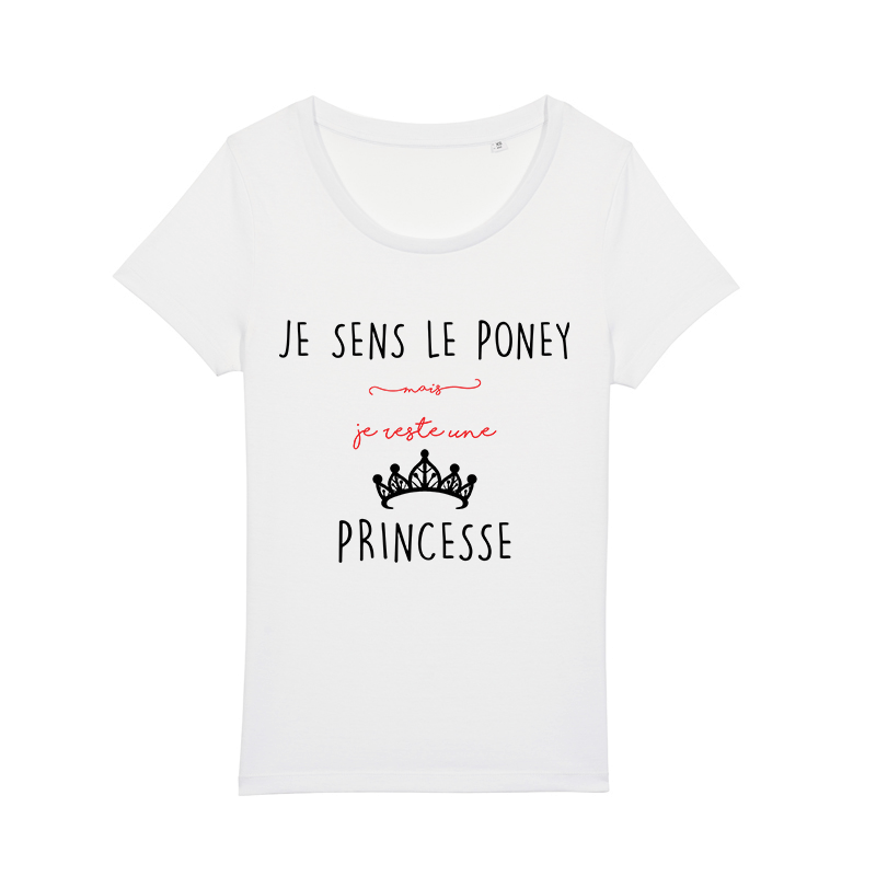 tee shirt princesse cheval