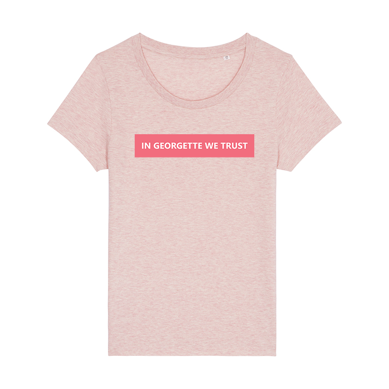 tee shirt rose cavalière