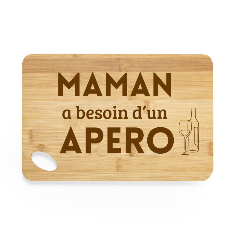 Planche à découper cadeau fête des mères