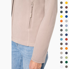 Veste micropolaire zippée femme