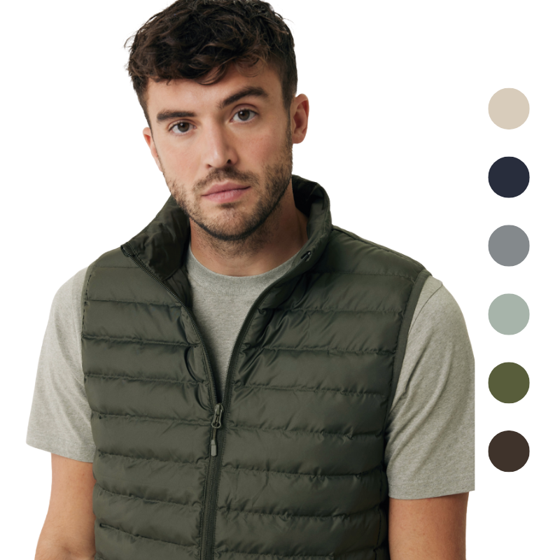 Bodywarmer en polyester recyclé Iqoniq Meru homme Bodywarmer en polyester recyclé Iqoniq Meru homme