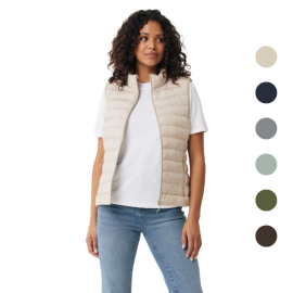 Bodywarmer en polyester recyclé Iqoniq Meru femme Bodywarmer en polyester recyclé Iqoniq Meru femme