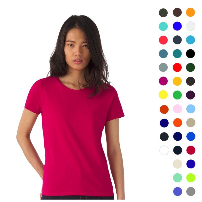 Tee-shirt Femme col rond manches courtes Tee-shirt Femme col rond manches courtes