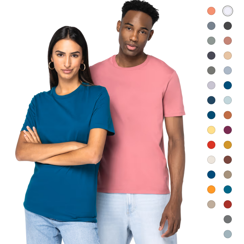 Tee-shirt écoresponsable unisexe manches courtes Tee-shirt écoresponsable unisexe manches courtes