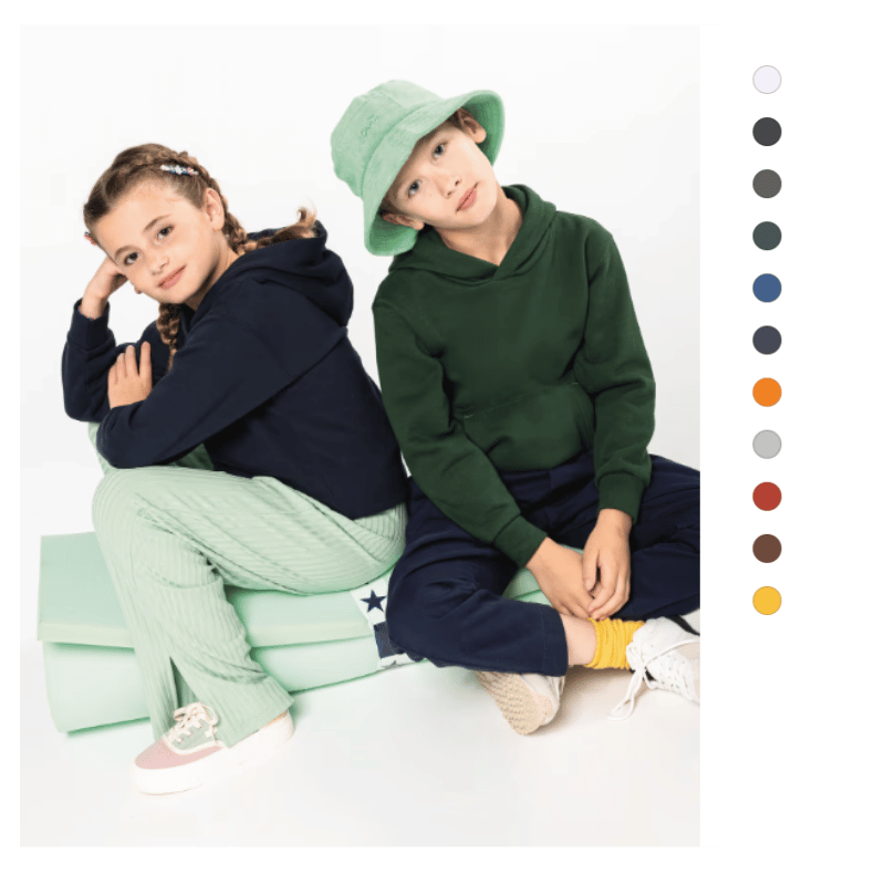 Sweat à capuche poru enfant avec broderie Sweat à capuche poru enfant avec broderie