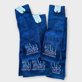 serviette éponge pour groom brodée