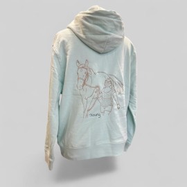 Sweat brodé cheval dos Sweat brodé cheval dos