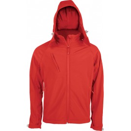 veste type softshell pour logo brodé rouge